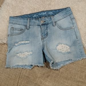 Cat & Jack Blue Light Wash Denim Shorts